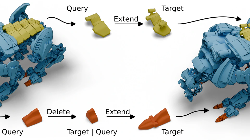 A Generic Query-Modify Framework for Volumetric Mesh Processing