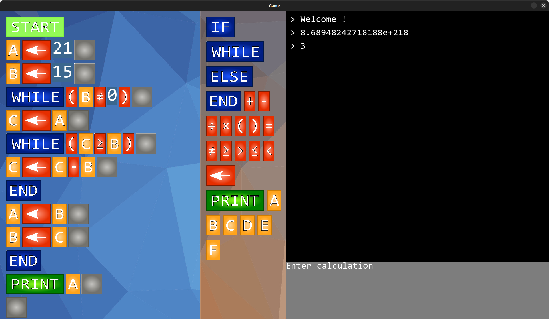 Algorithmic project